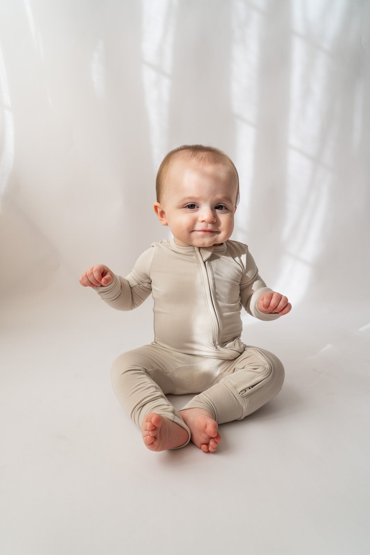 Unixex Bamboo & Spandex Sand Loveralls