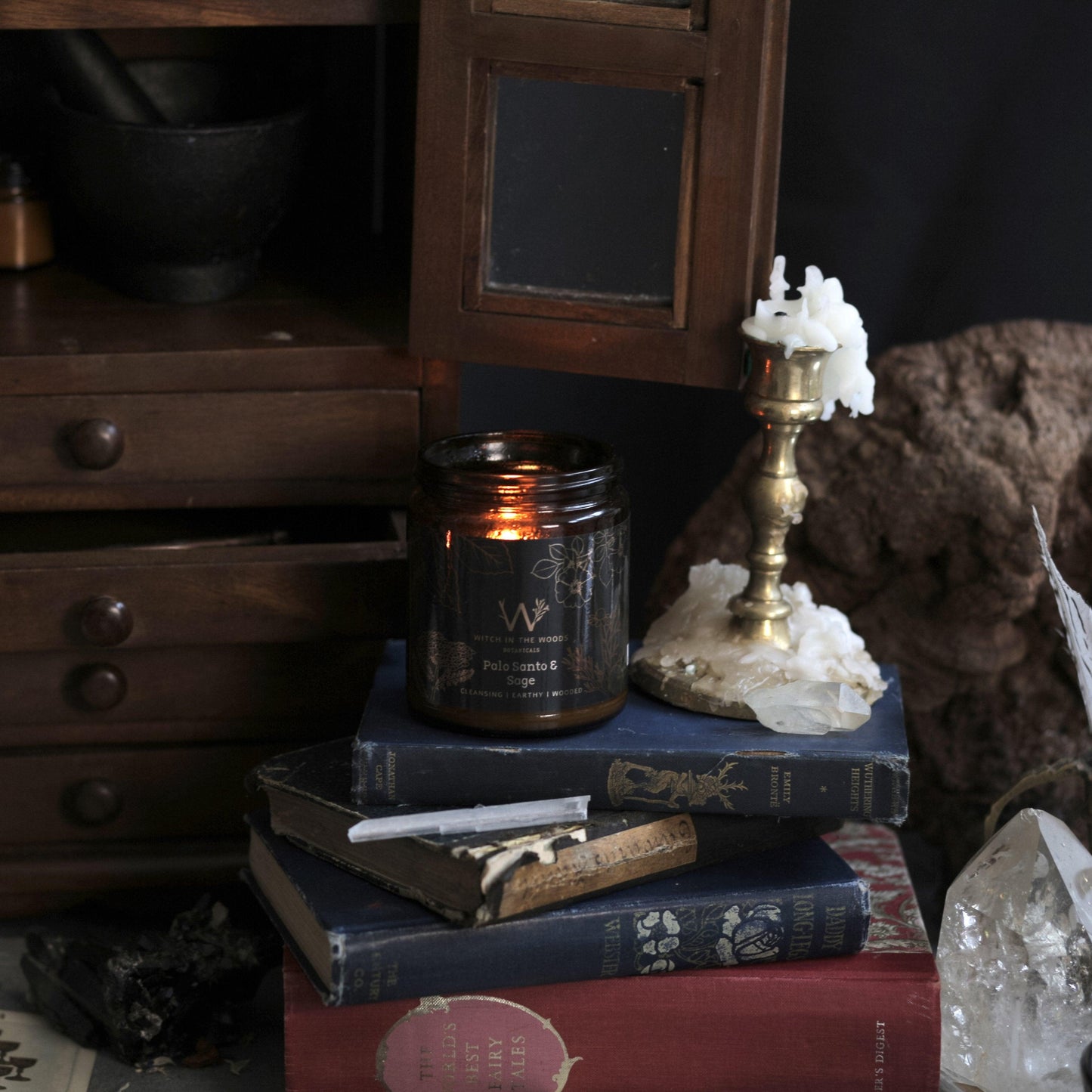 Palo Santo + Sage Soy Candle