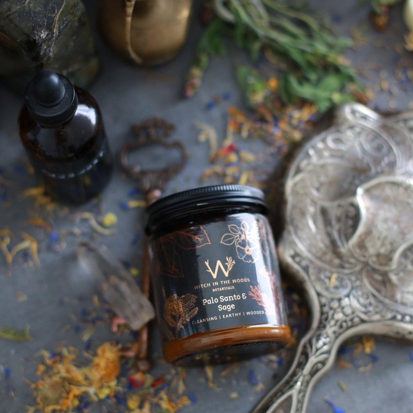 Palo Santo + Sage Soy Candle