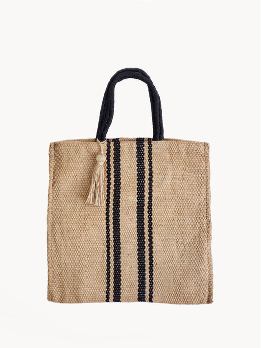 Naya Jute Tote Bag - Natural, Eco-Friendly, Ethically Sourced, Fair Trade, Handmade, Ngo