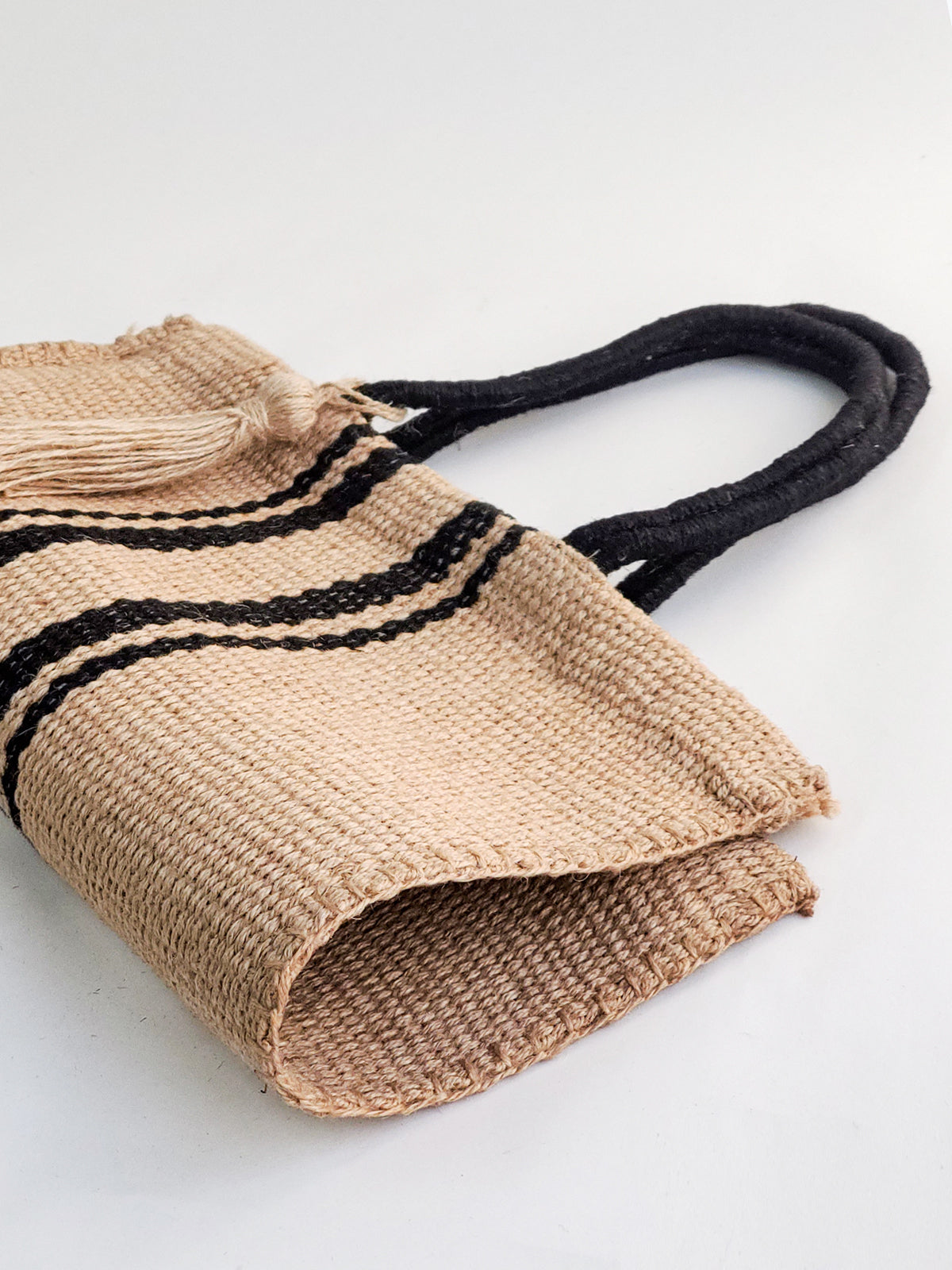 Naya Jute Tote Bag - Natural, Eco-Friendly, Ethically Sourced, Fair Trade, Handmade, Ngo