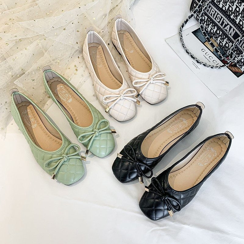 Women's Quilted Ballet Flats