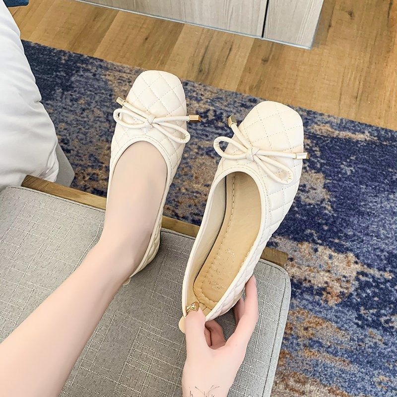 Women's Quilted Ballet Flats