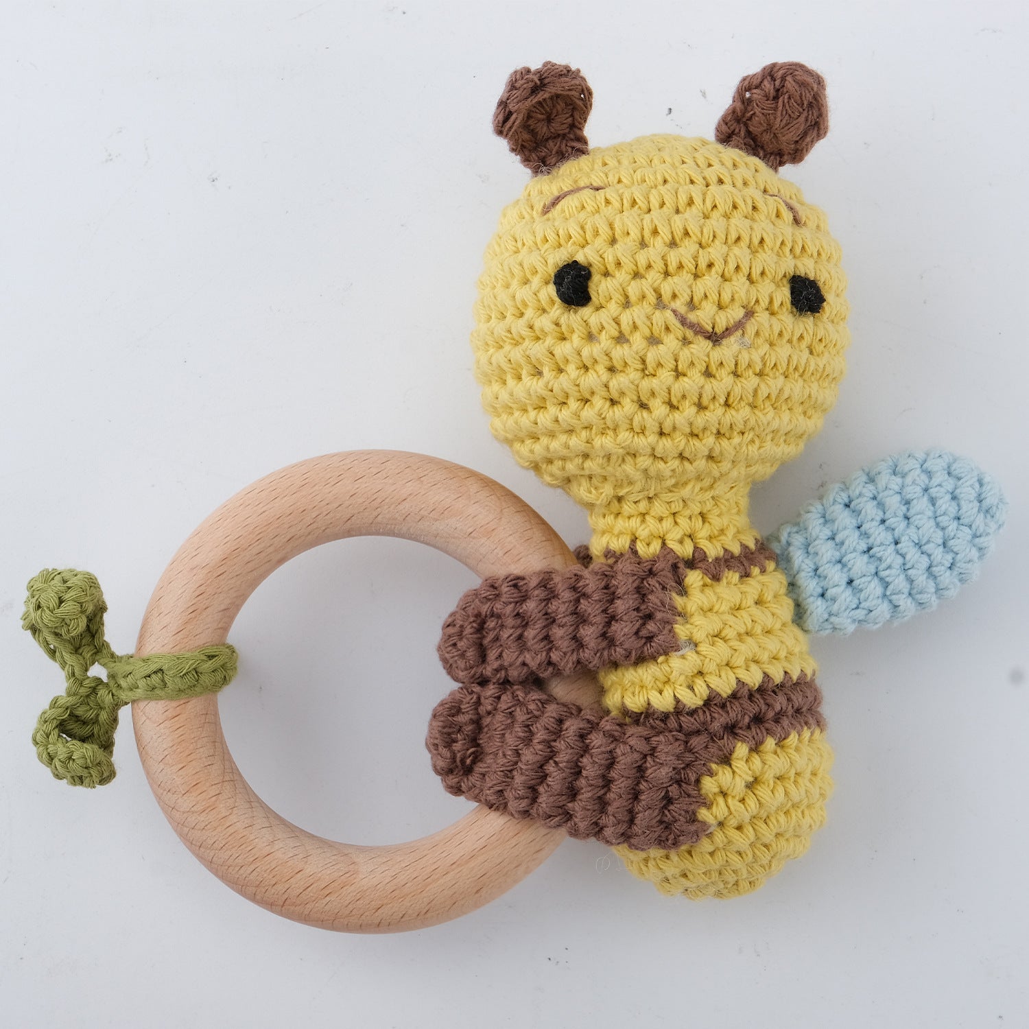 Adorable Crochet Knit Baby Teether Rattle - Multiple Styles