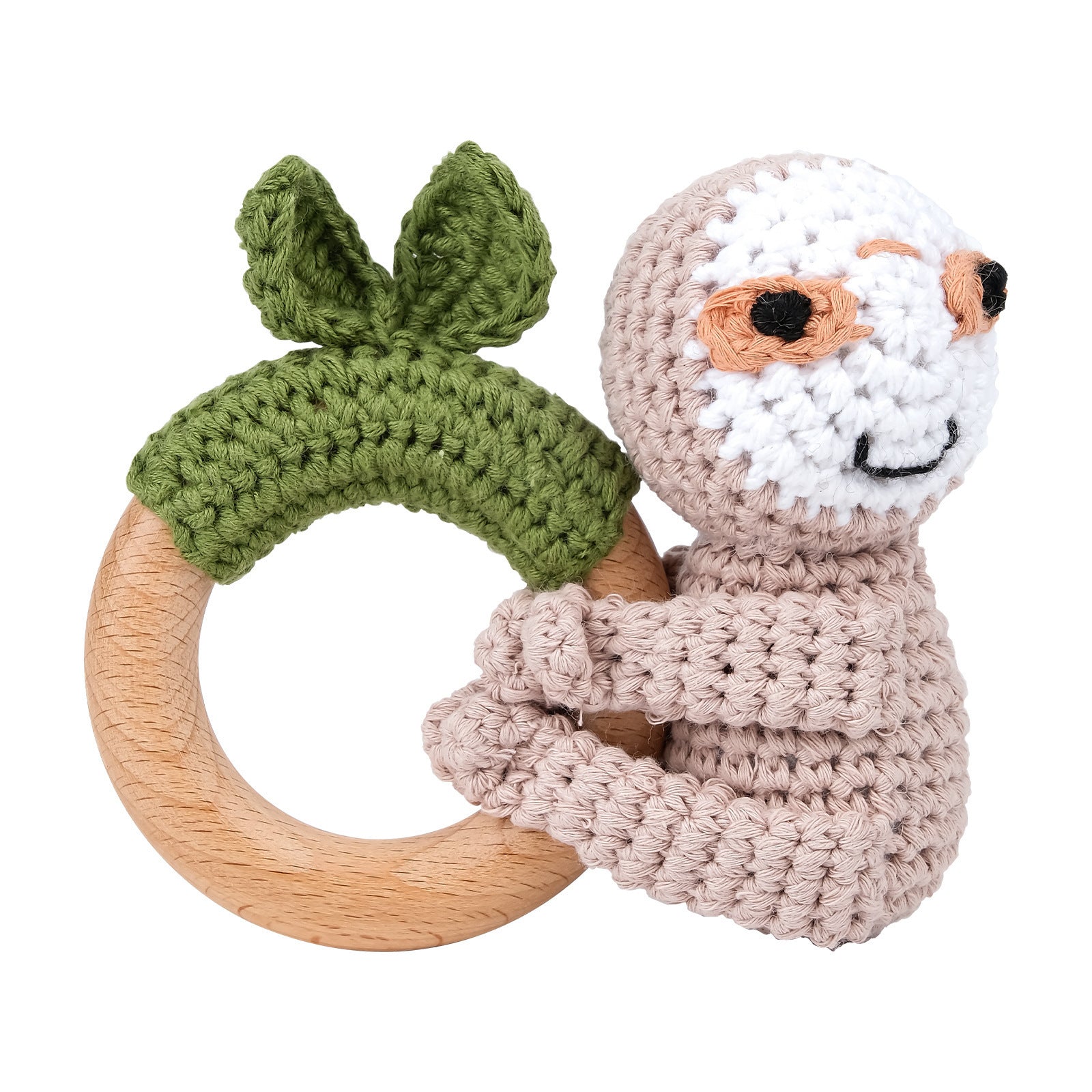 Adorable Crochet Knit Baby Teether Rattle - Multiple Styles