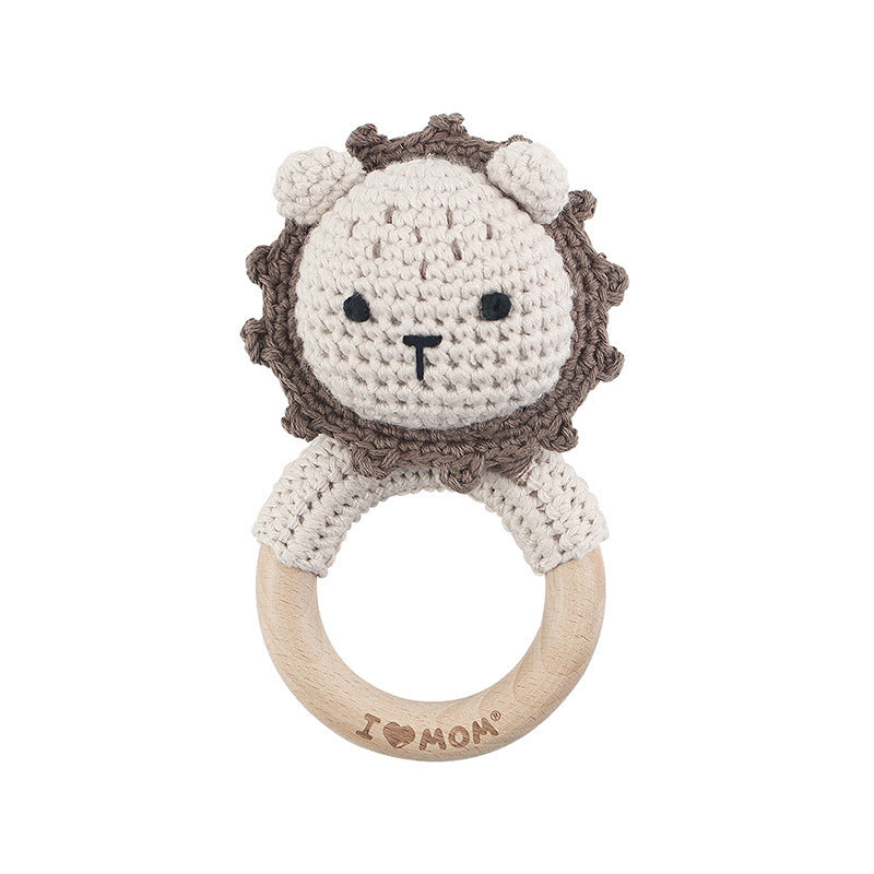 Adorable Crochet Knit Baby Teether Rattle - Multiple Styles