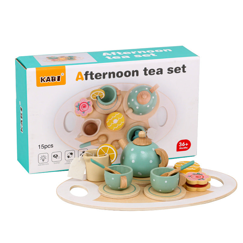 Children's Wooden Montessori Afternoon Tea Play Set