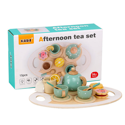 Children's Wooden Montessori Afternoon Tea Play Set