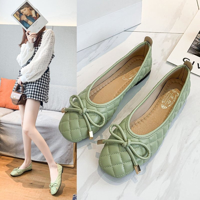 Women's Quilted Ballet Flats