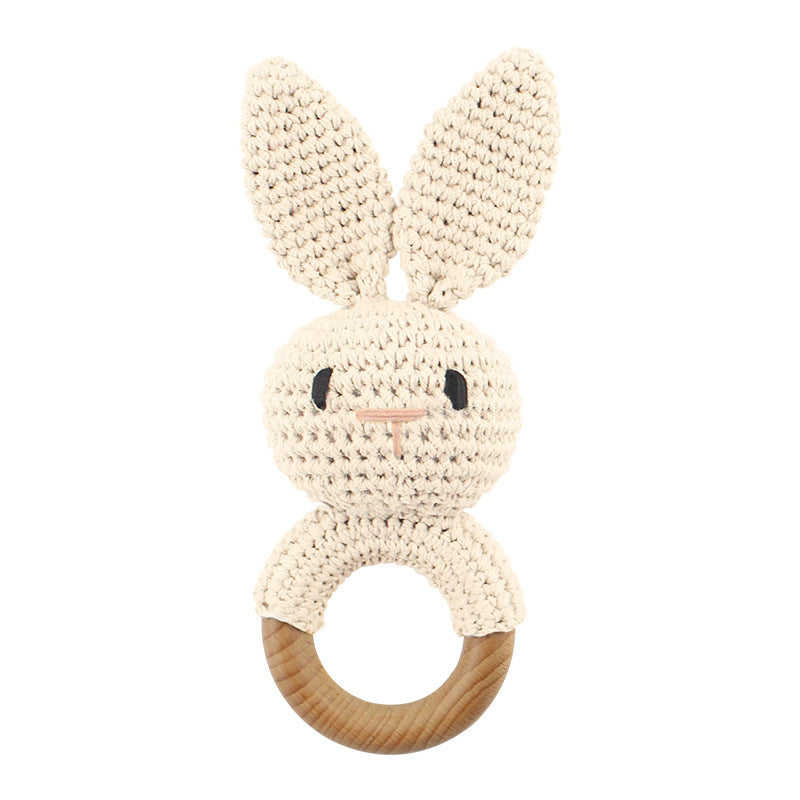 Adorable Crochet Knit Baby Teether Rattle - Multiple Styles