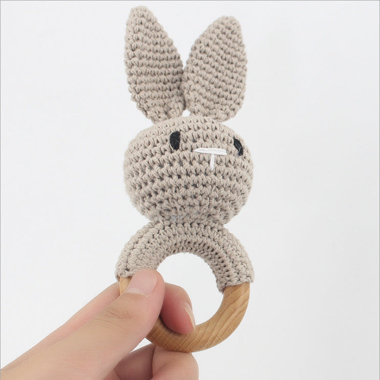 Adorable Crochet Knit Baby Teether Rattle - Multiple Styles