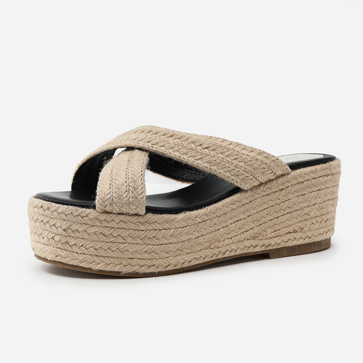 Women's Hemp Rope Wedge Heel Shoes Sandals