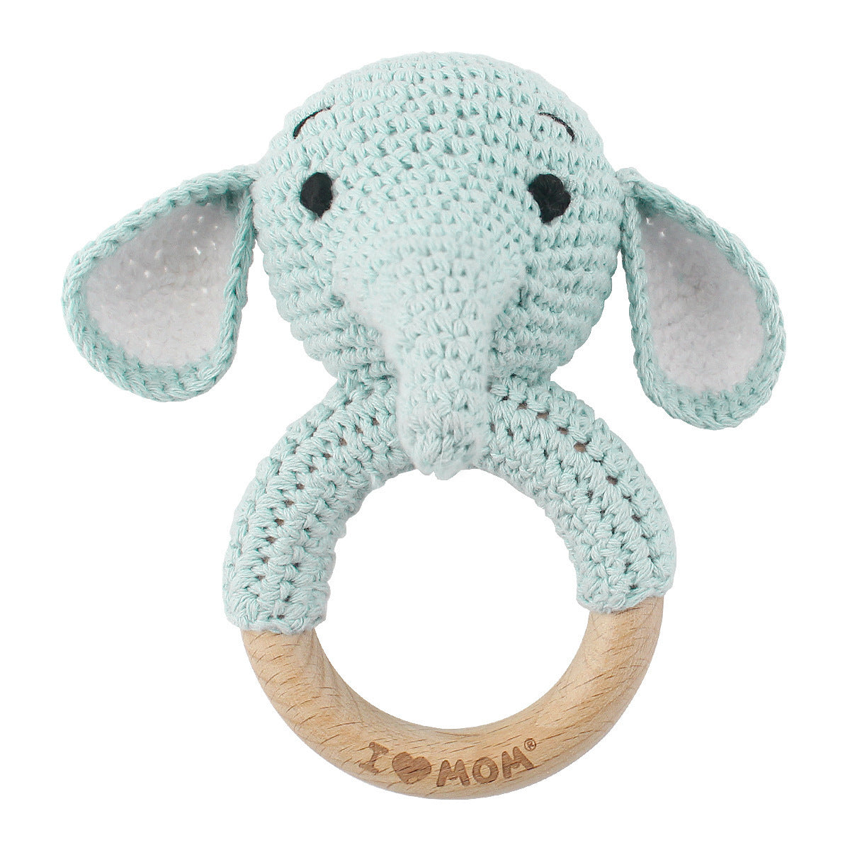 Adorable Crochet Knit Baby Teether Rattle - Multiple Styles