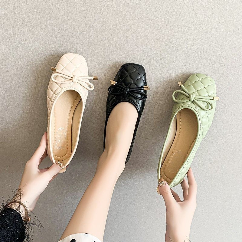 Women's Quilted Ballet Flats