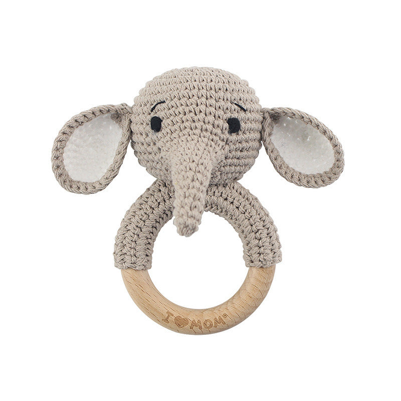 Adorable Crochet Knit Baby Teether Rattle - Multiple Styles