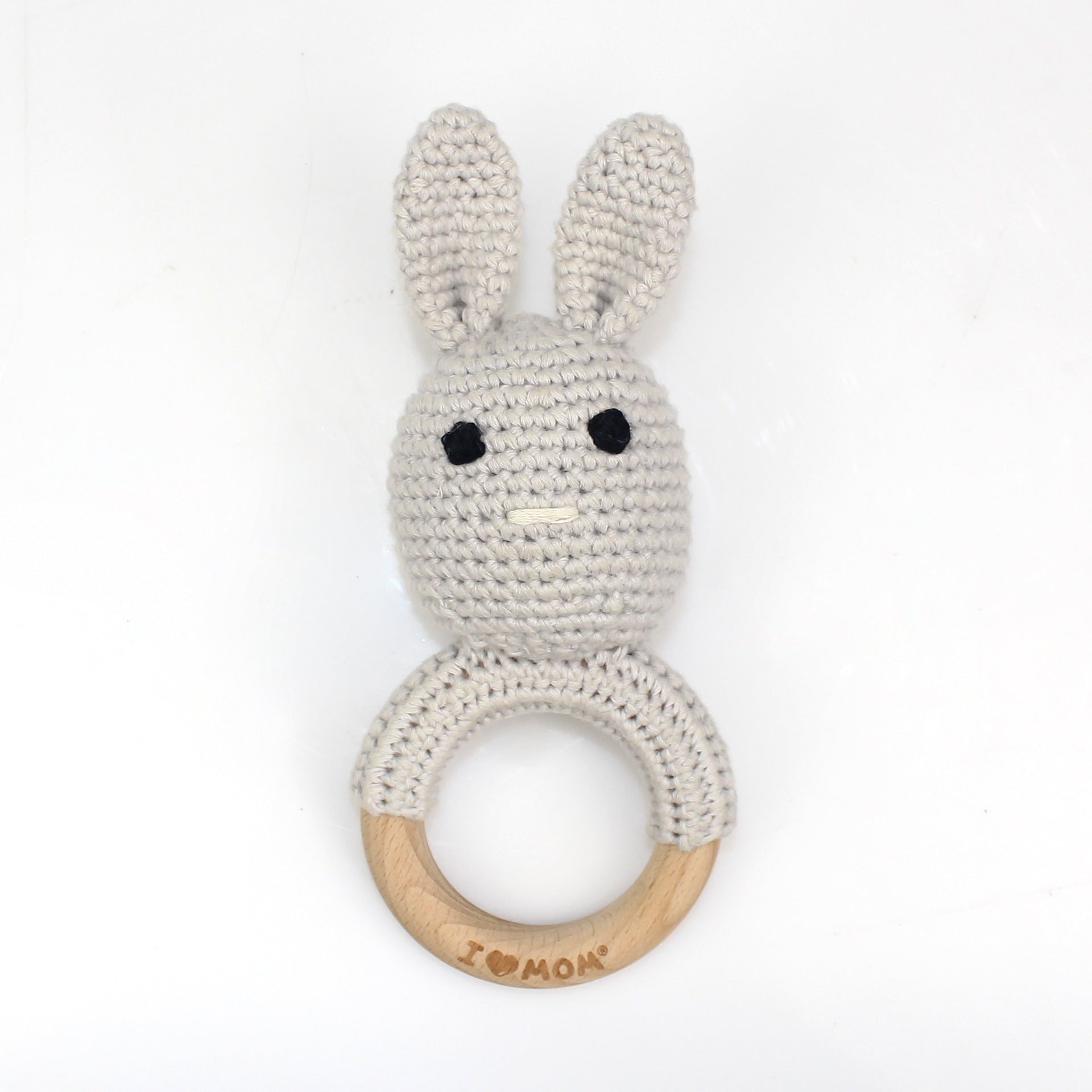 Adorable Crochet Knit Baby Teether Rattle - Multiple Styles
