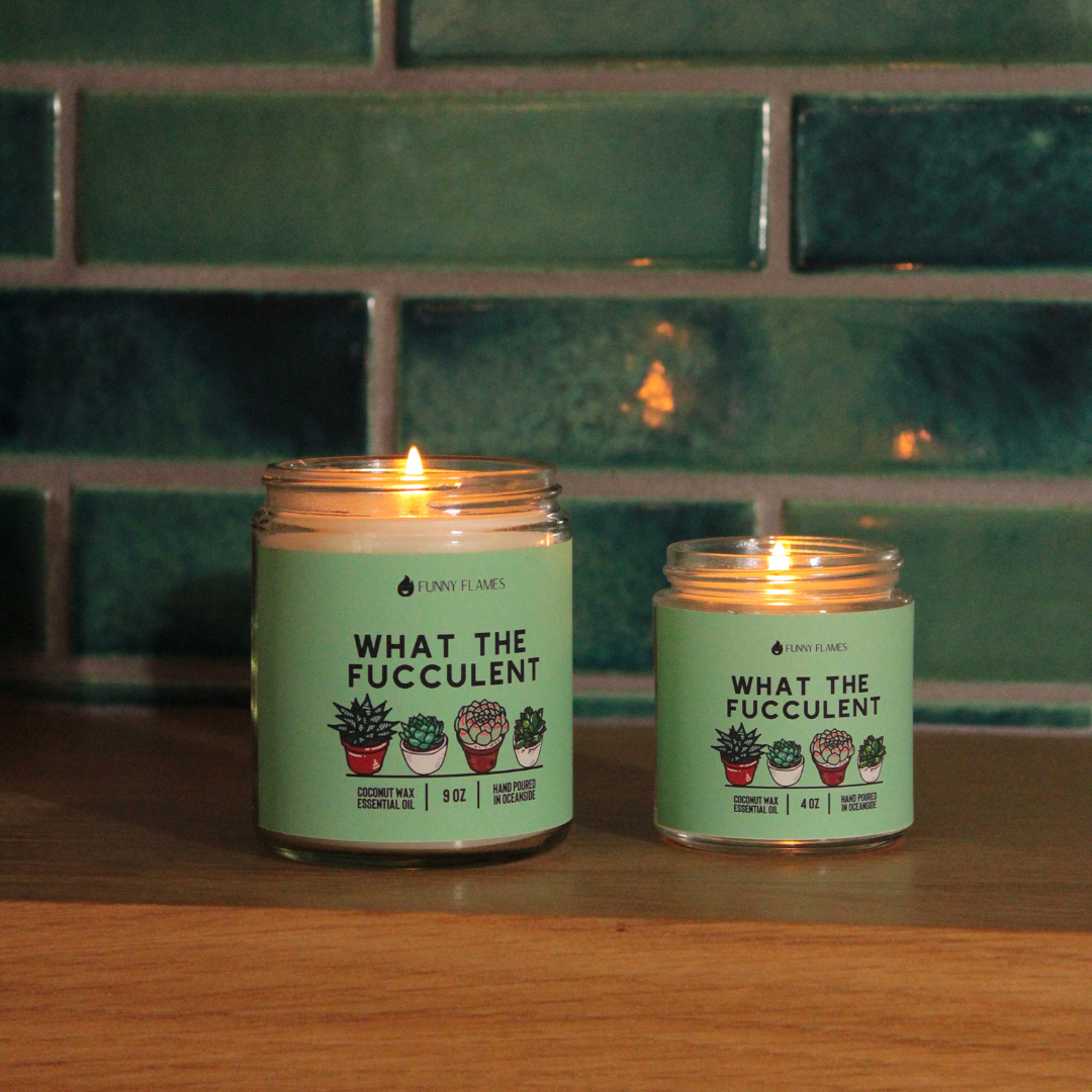 What The Fucculent - Candle