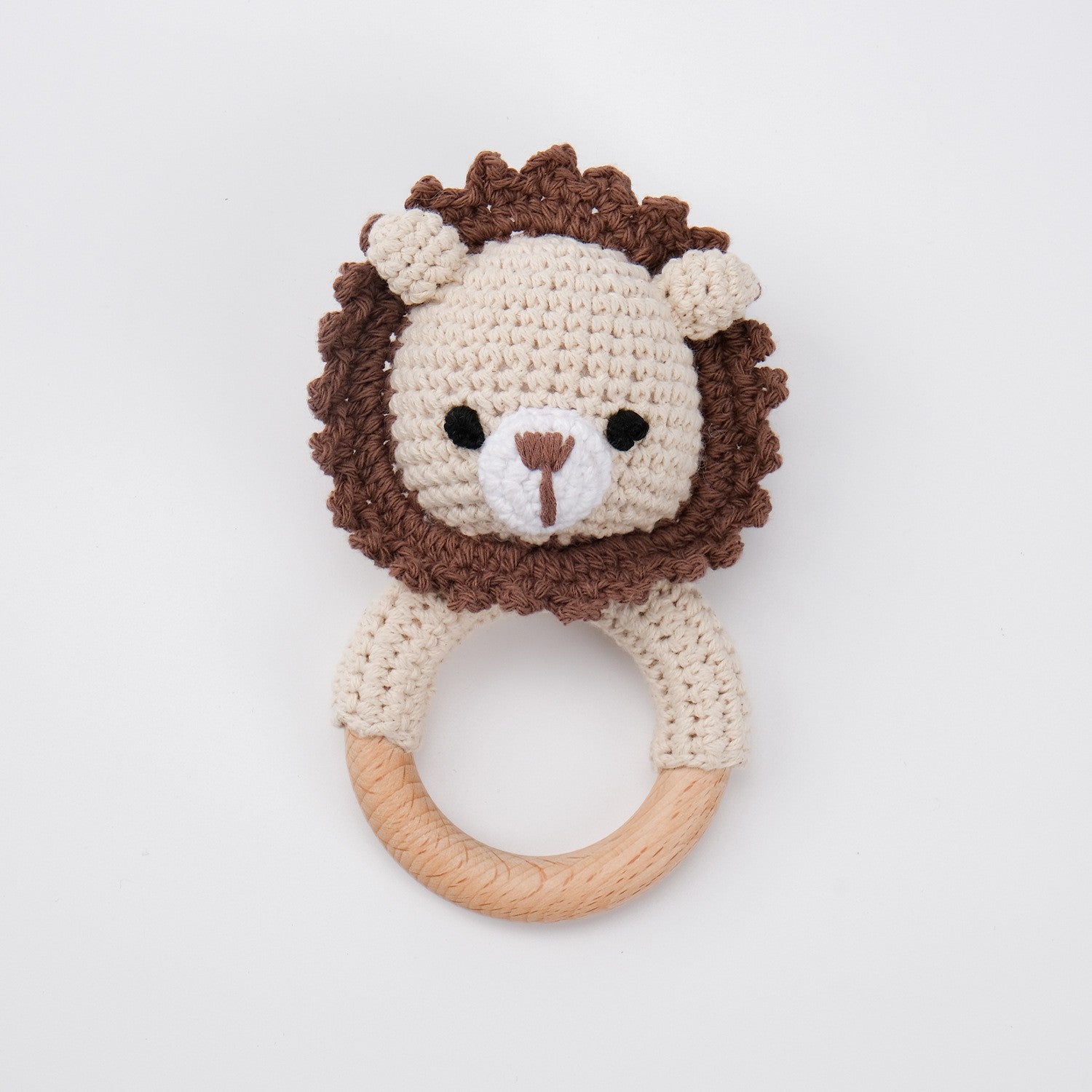 Adorable Crochet Knit Baby Teether Rattle - Multiple Styles