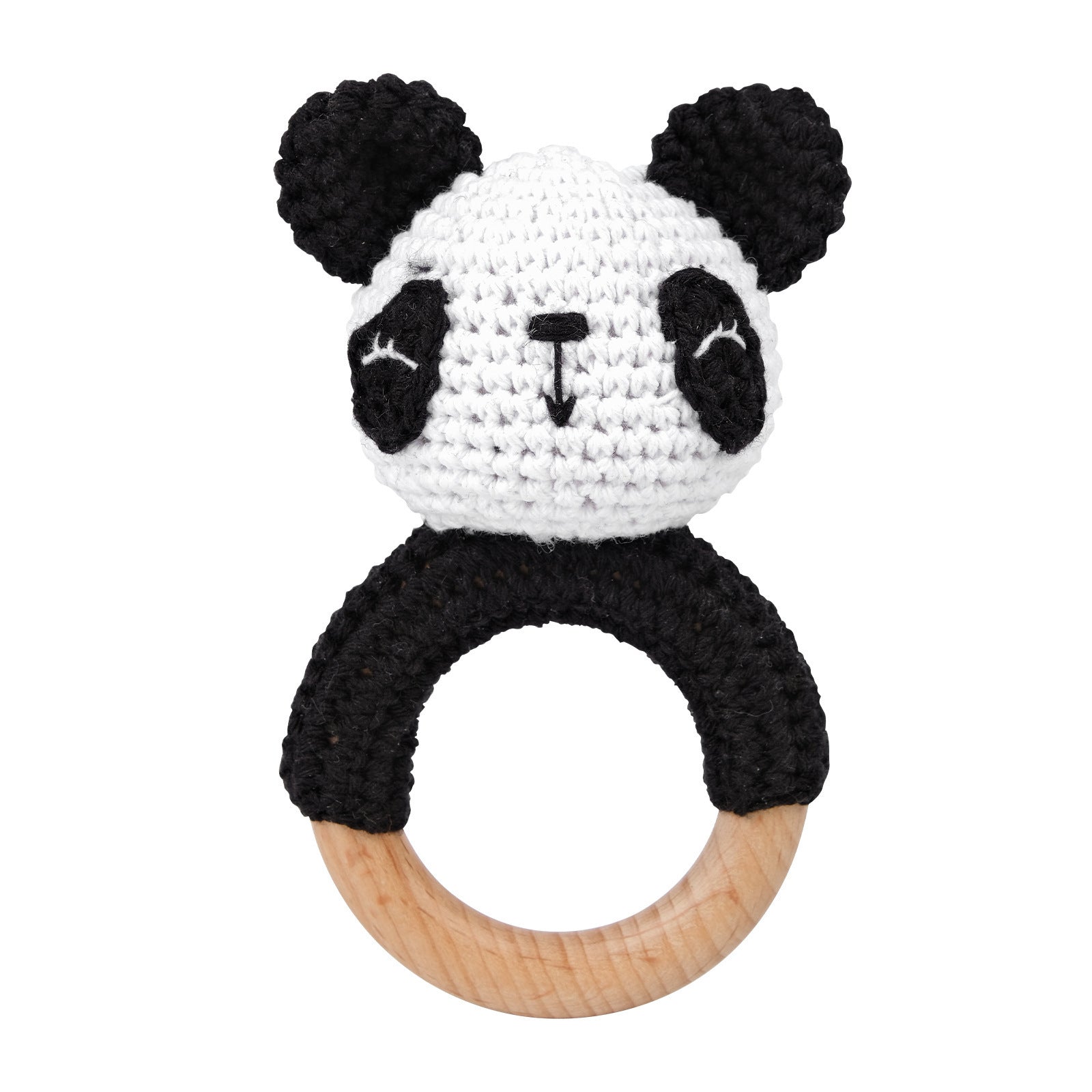 Adorable Crochet Knit Baby Teether Rattle - Multiple Styles
