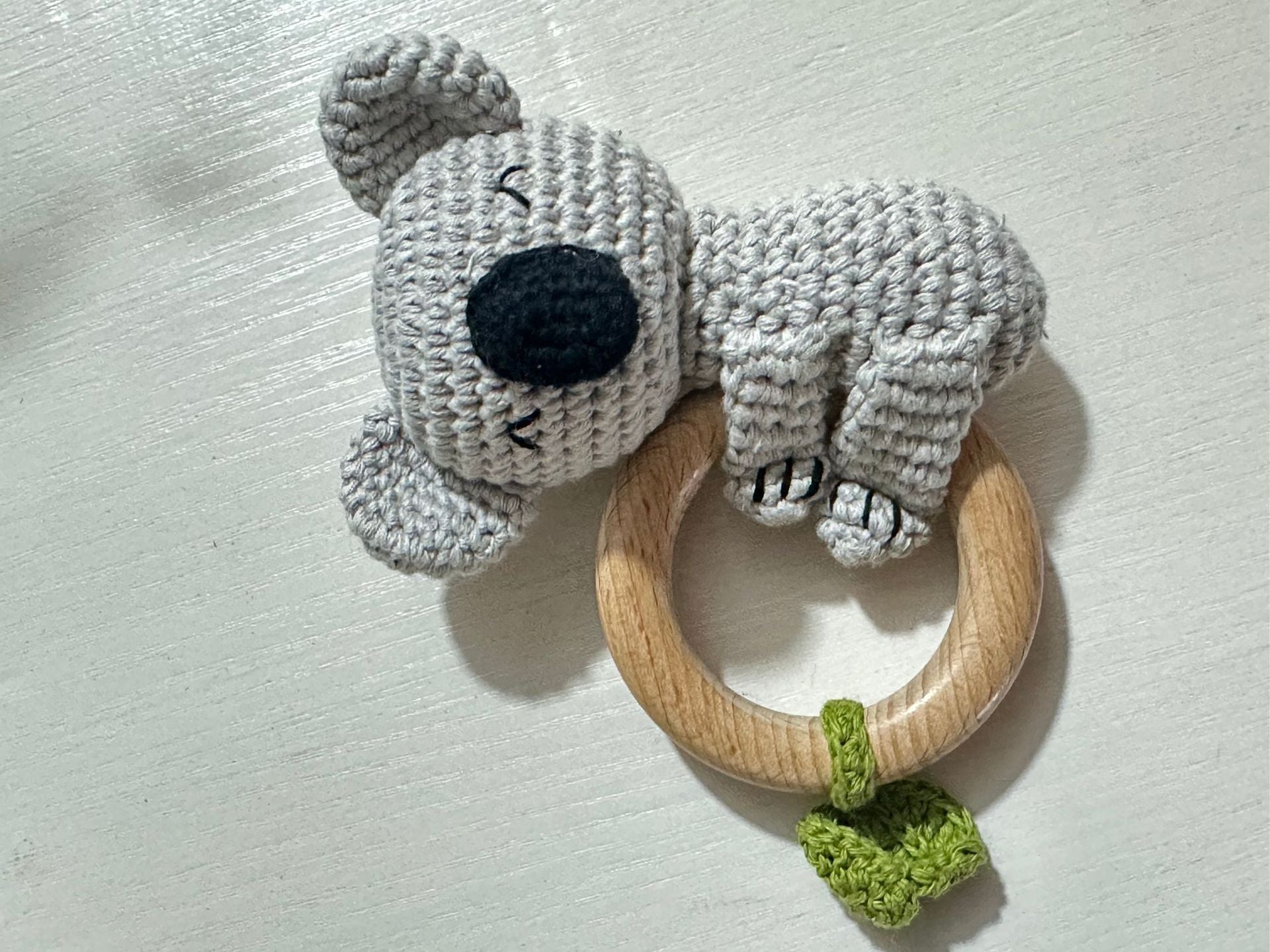 Adorable Crochet Knit Baby Teether Rattle - Multiple Styles