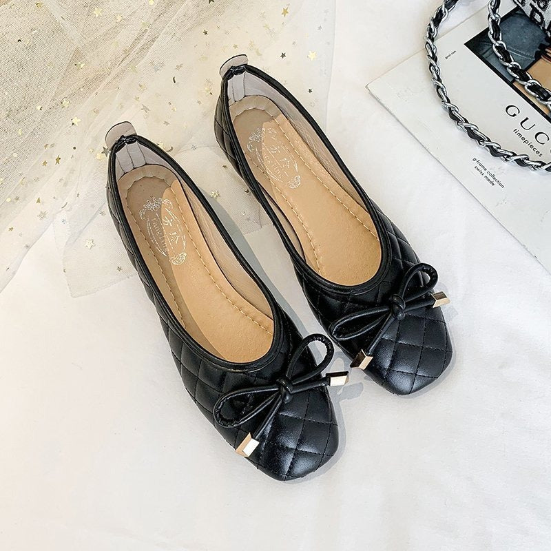 Women's Quilted Ballet Flats
