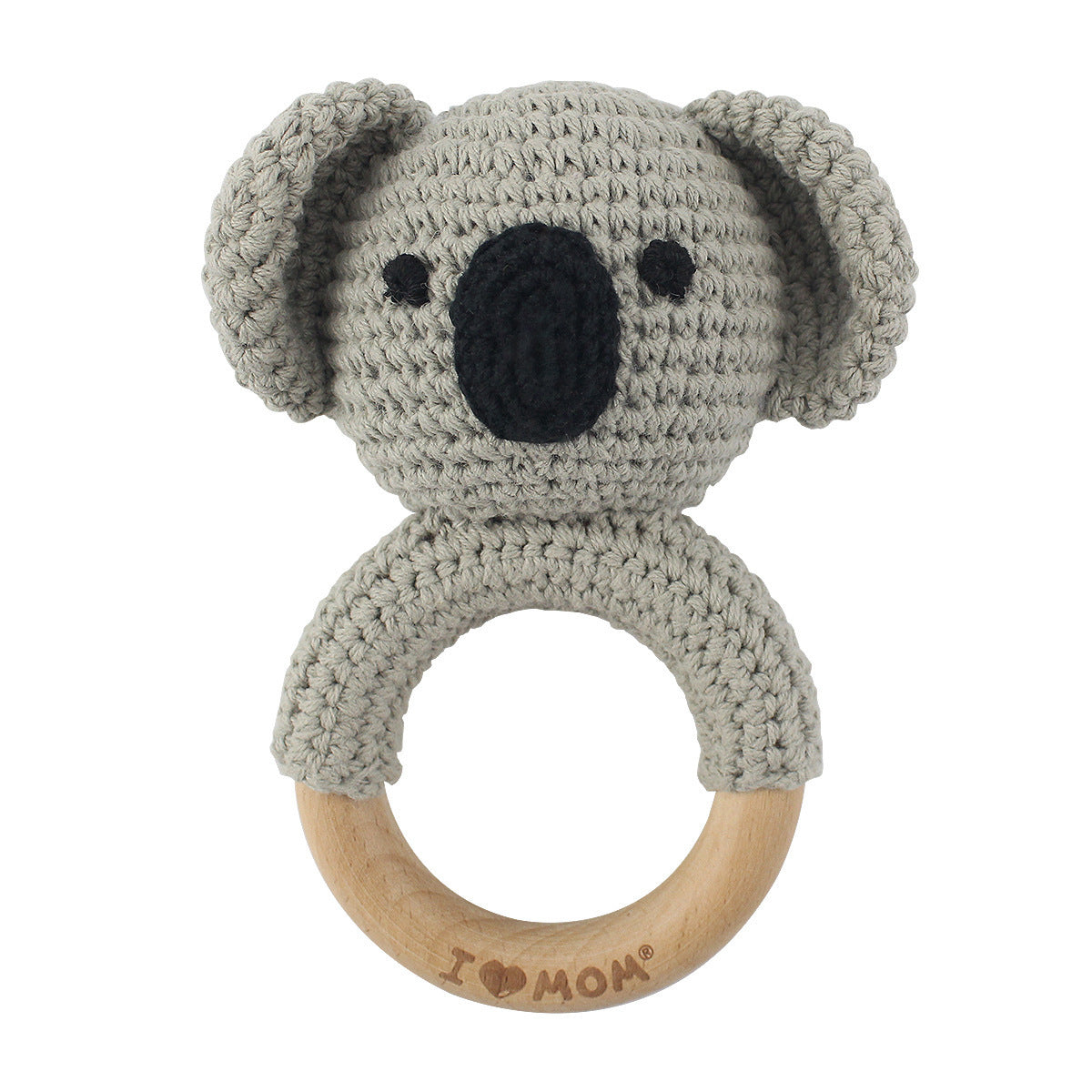 Adorable Crochet Knit Baby Teether Rattle - Multiple Styles