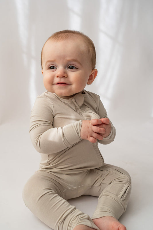 Unixex Bamboo & Spandex Sand Loveralls