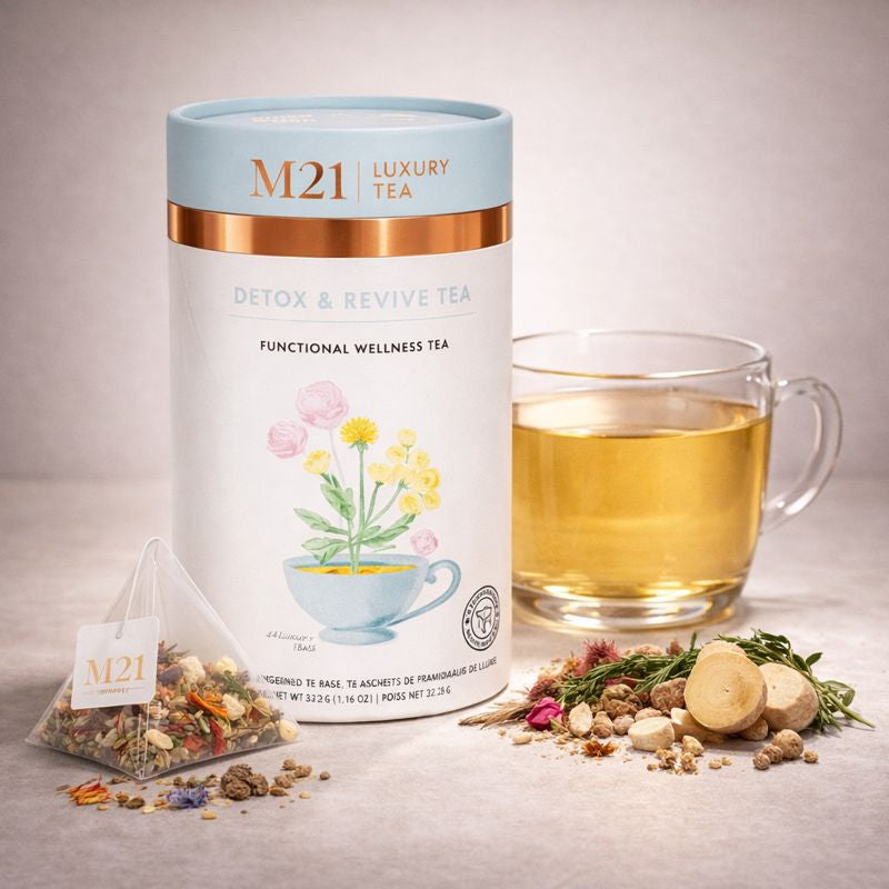 M21 Detox &amp; Revive Luxury Herbal Tea - Detox and Revive Luxury Herbal tea - 24ct