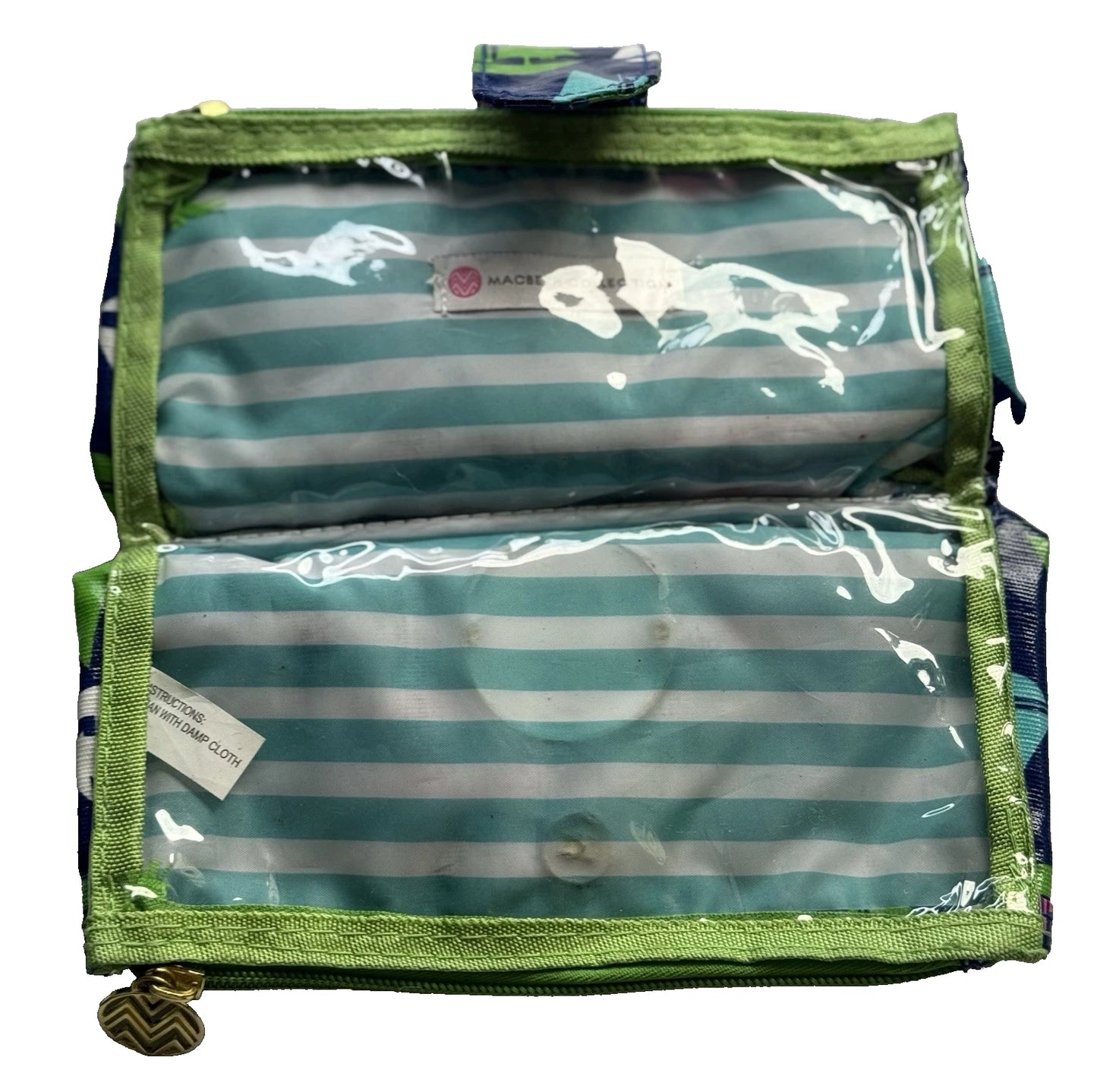 Macbeth Collection by Margaret Josephs Travel Jewelry/Makeup Case w/Sailboats