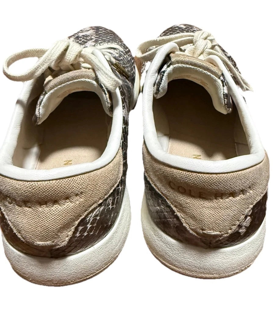 Women’s Cole Haan Genuine Embossed Snake-Print Leather Shoes 7.5