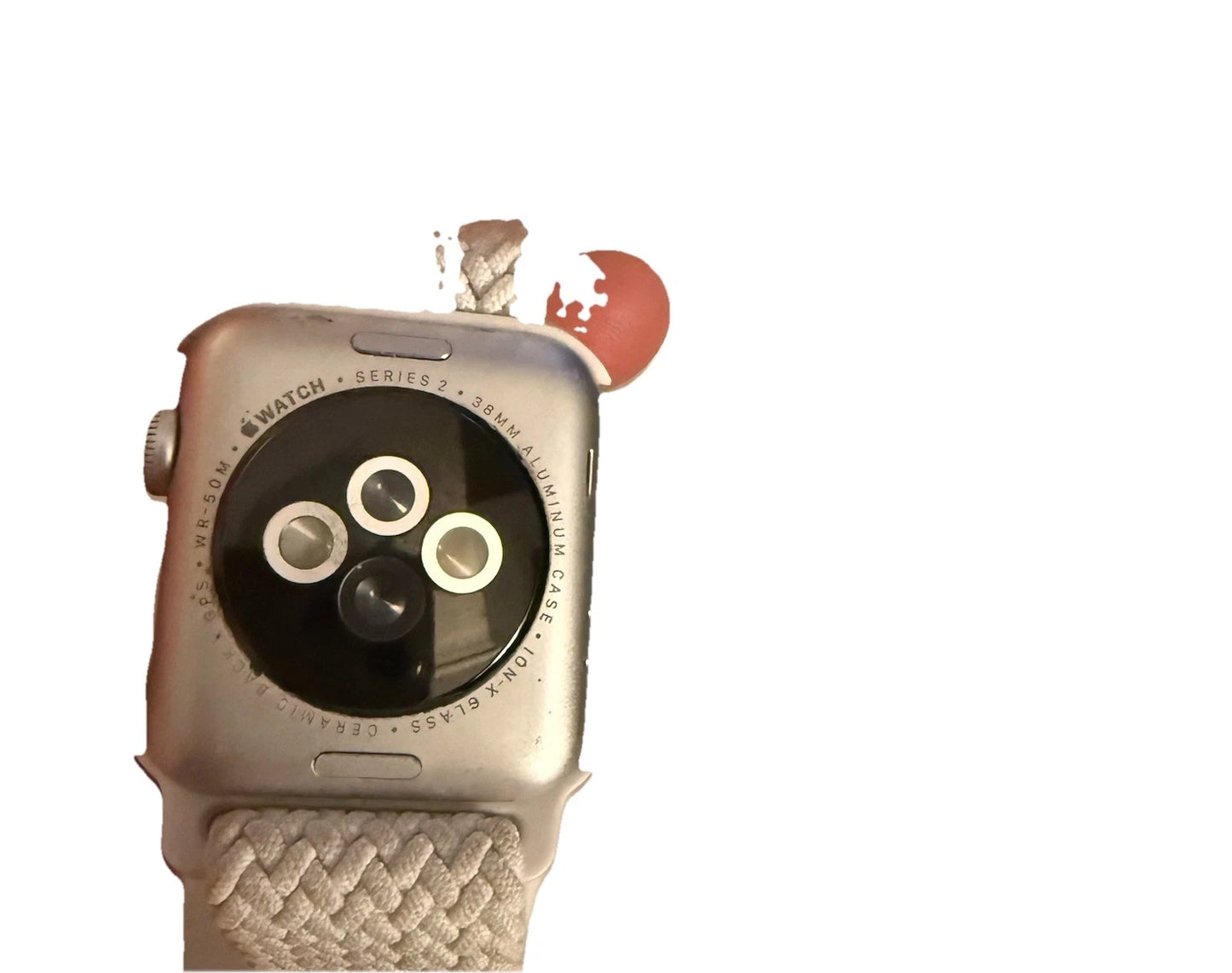 Apple Watch Series 2 Aluminum 38mm Silver Case - Working Condition!