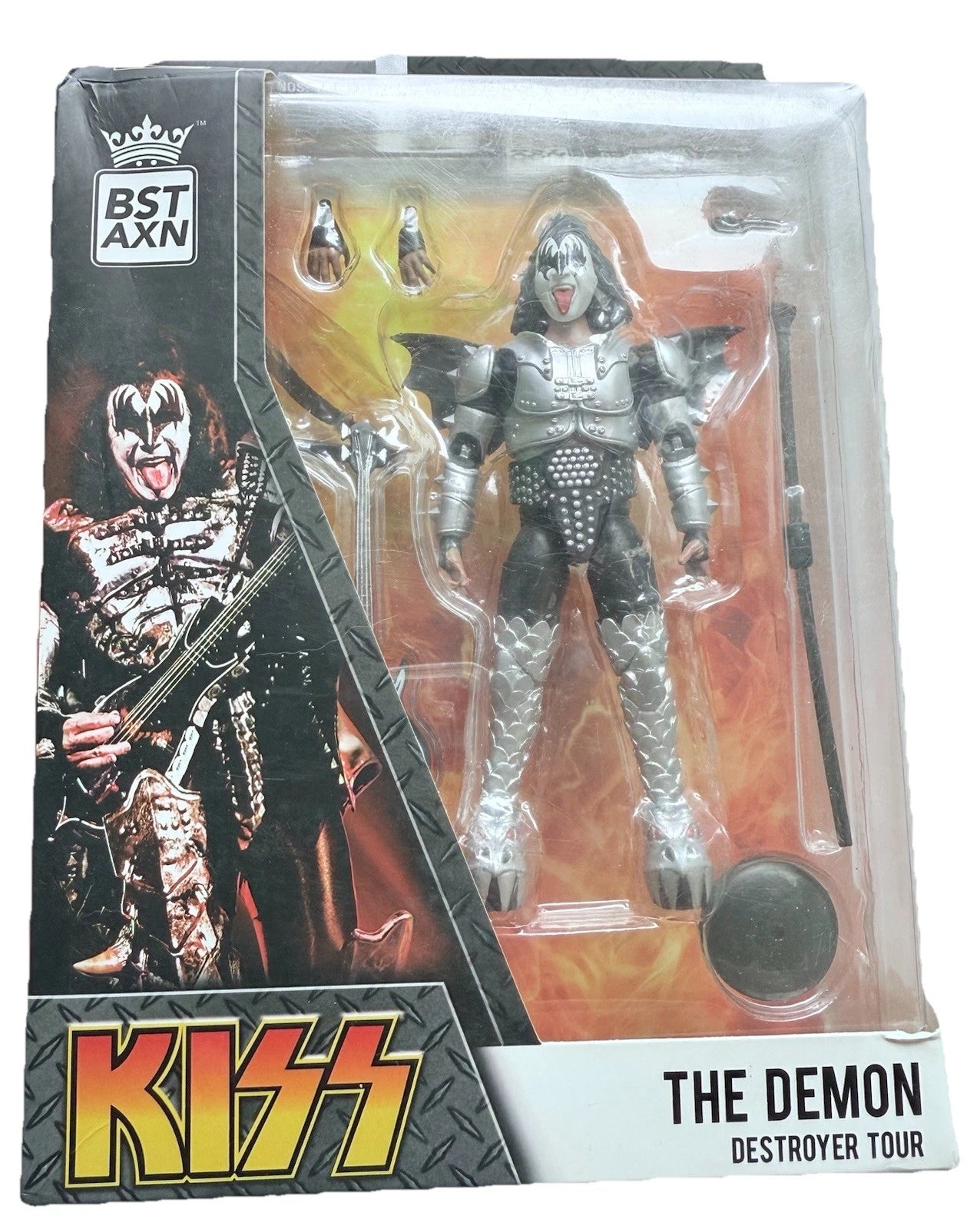 KISS THE DEMON Destroyer Tour Gene Simmons Action Figure The Loyal Subjects BST