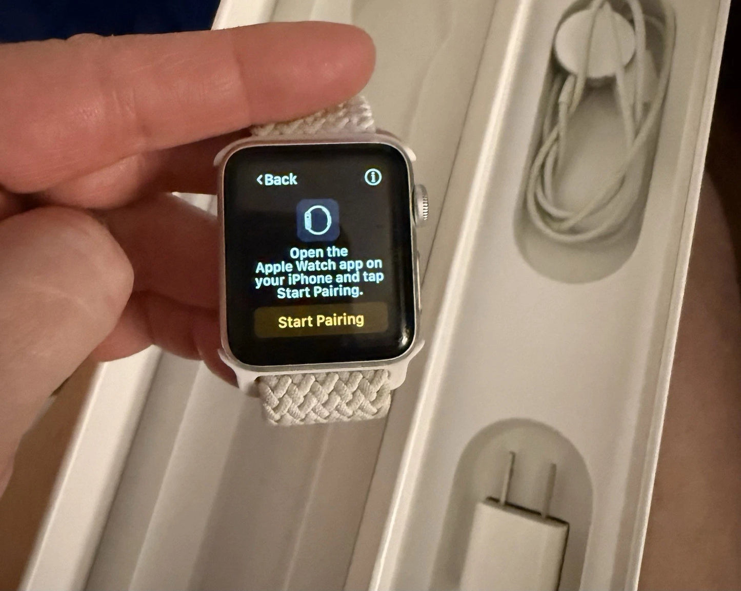 Apple Watch Series 2 Aluminum 38mm Silver Case - Working Condition!