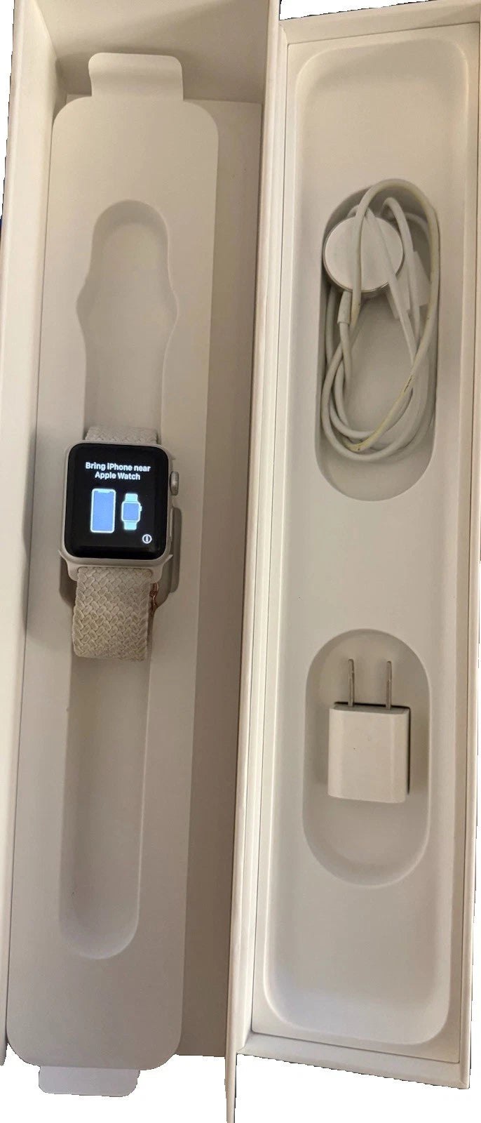 Apple Watch Series 2 Aluminum 38mm Silver Case - Working Condition!