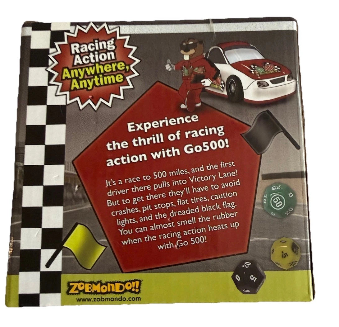 Zobmondo!! Go 500™ Racing Dice Game – Travel Edition - New in the box!